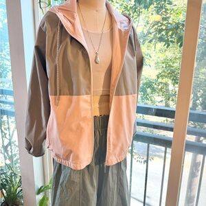 Voyager Pink & Sage Windbreaker Set • Sporty Streetwear Vibes 💨✨
